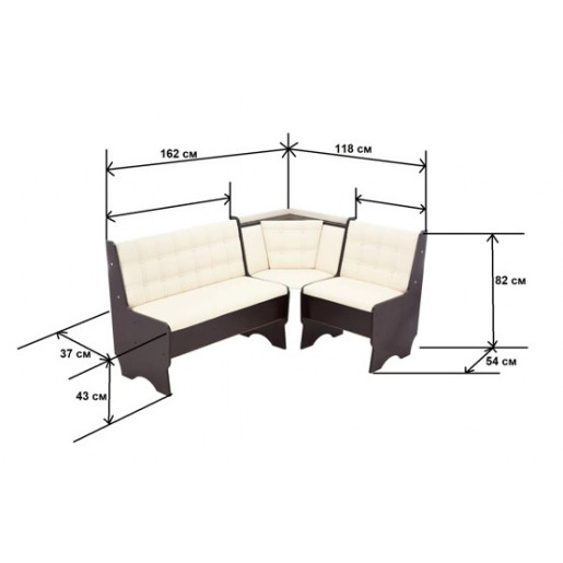 Уголок кухонный "Лада"