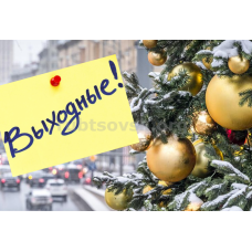 Расписание работы в предновогодние дни! 